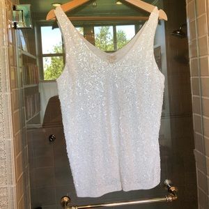 J Crew sequin tank - L